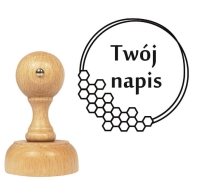 Personalizowany stempel PLASTER MIODU