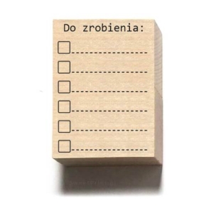Stempel do bullet journal  DO ZROBIENIA