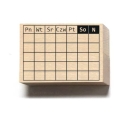 stempel bullet journal KALENDARZ – siatka miesięczna