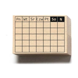 Stempel do bullet journal  KALENDARZ