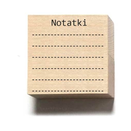 stempel bullet journal NOTATKI – pole na zapiski