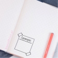 stempel bujo ZAPAMIĘTAĆ – odbitka z polem do wypełnienia