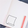 stempel bujo NOTKA – odbitka z polem na notatkę