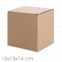 Pudełko fasonowe "KOSTKA"  13x13x14