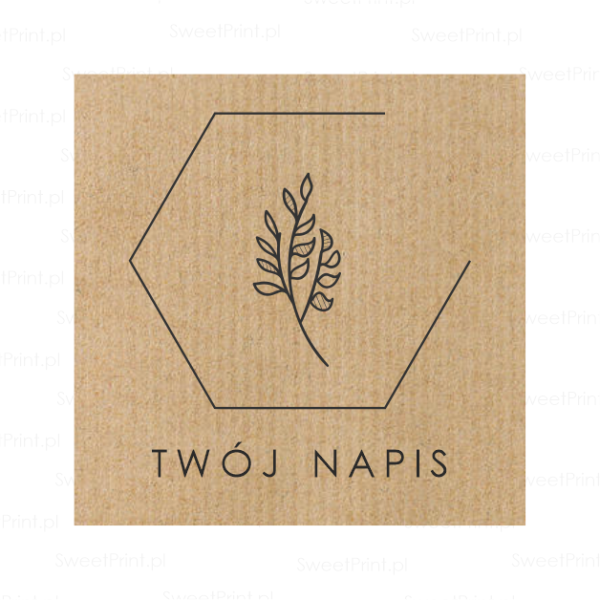 Naklejki z papieru kraft - SweetPrint.pl