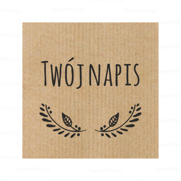 Naklejki z papieru kraft - SweetPrint.pl