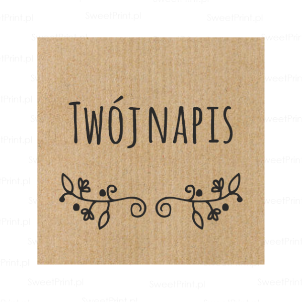 Naklejki z papieru kraft - SweetPrint.pl