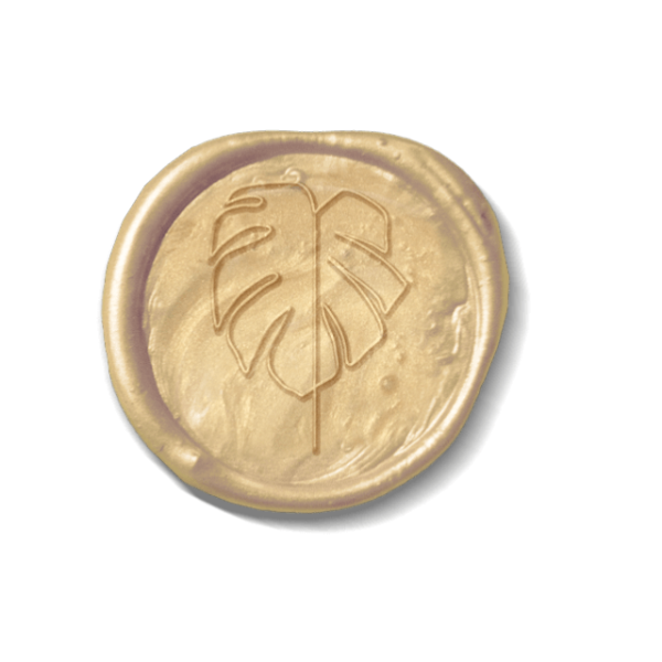 Pieczęć do wosku i laku z monsterą - SweetPrint.pl