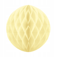 Kula bibułowa 10cm KREMOWA