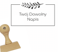 Personalizowany stempel z własnym napisem - SweetPrint.pl