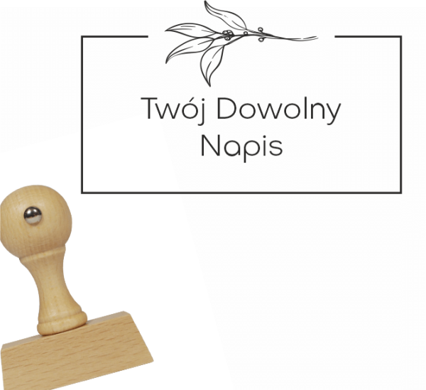 Personalizowany stempel z własnym napisem - SweetPrint.pl
