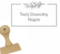 Personalizowany stempel z własnym napisem - SweetPrint.pl