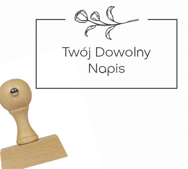 Personalizowany stempel z własnym napisem - SweetPrint.pl
