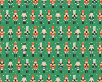 Papier do pakowania prezentów DZIADEK DO ORZECHÓW