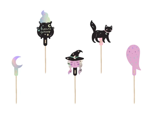 Dekoracje do muffinek z motywami na halloween - SweetPrint.pl