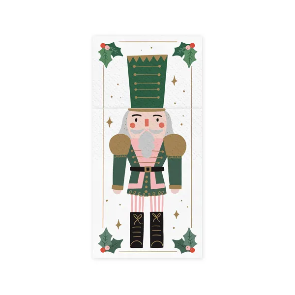 Papierowe, świąteczne serwetki z kieszonką na sztućce - SweetPrint.pl