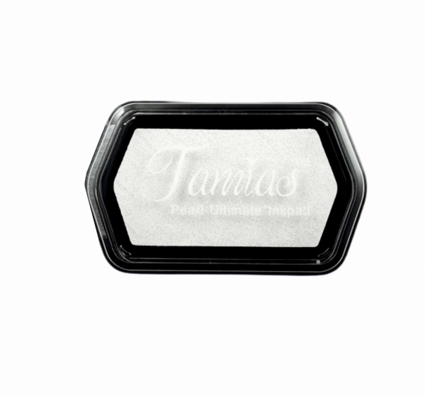 Poduszka do stempli z białym tuszem metalicznym  - SweetPrint.pl