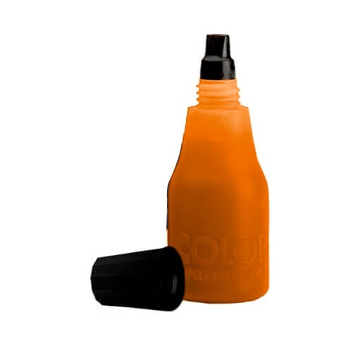 Buteleczka z tuszem w kolorze pomarańczowym - SweetPrint.pl