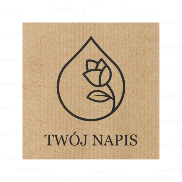 Naklejki z papieru kraft - SweetPrint.pl