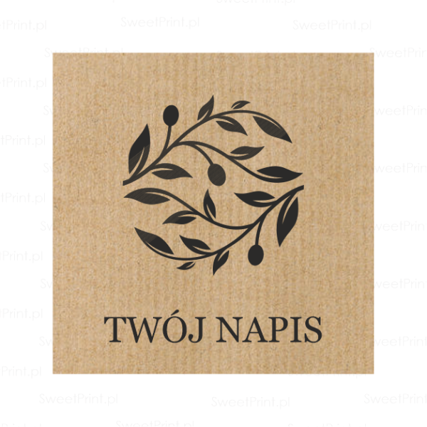 Naklejki z papieru kraft - SweetPrint.pl