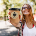 Personalizowane naklejki eko / kraft - naklejki dla kawiarni - SweetPrint.pl