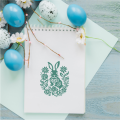 Stempel wielkanocny z motywem zająca - SweetPrint.pl