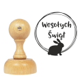 Stempel wielkanocny z zającem - SweetPrint.pl