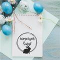 Stempel wielkanocny z zającem - SweetPrint.pl
