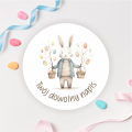 Personalizowane naklejki z zajączkiem - SweetPrint.pl
