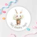 Personalizowane naklejki z zajączkiem - SweetPrint.pl