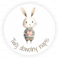 Personalizowane naklejki z zajączkiem - SweetPrint.pl