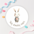 Personalizowane naklejki z zajączkiem - SweetPrint.pl