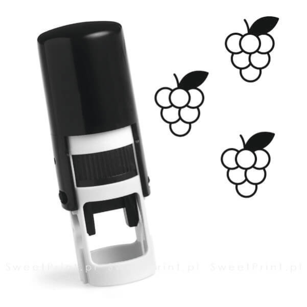 Mini pieczątka automatyczna, printer okrągły - do kart stałego klienta, kart lojalnościowych, karnetów - SweetPrint.pl