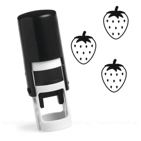 Mini pieczątka automatyczna, printer okrągły - do kart stałego klienta, kart lojalnościowych, karnetów - SweetPrint.pl