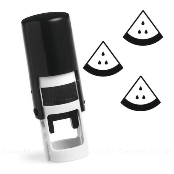 Mini pieczątka automatyczna, printer okrągły - do kart stałego klienta, kart lojalnościowych, karnetów - SweetPrint.pl