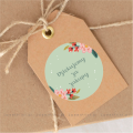 Personalizowane naklejki z kwiatowym motywem - SweetPrint.pl
