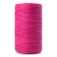 Sznurek bawełniany  CIEMNY RÓŻOWY