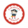 Personalizowane naklejki z piratem - SweetPrint.pl