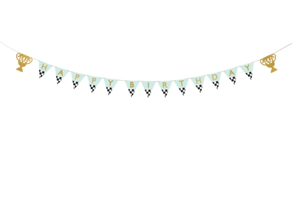 Baner z napisem HAPPY BIRTHDAY  - SweetPrint.pl