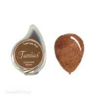 Poduszka z tuszem - tusz wodny BRĄZOWY