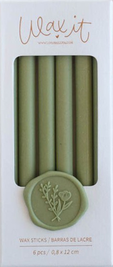 Wosk w laskach - zielony - SweetPrint.pl