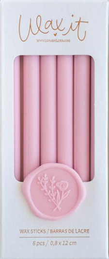 Wosk w laskach - kolor różowy - SweetPrint.pl