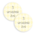 Personalizowane naklejki ze wzorkiem - SweetPrint.pl