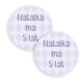 Personalizowane naklejki ze wzorkiem - SweetPrint.pl
