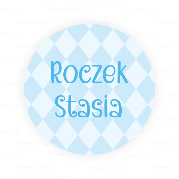 Personalizowane naklejki ze wzorkiem - SweetPrint.pl