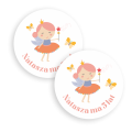 Personalizowane naklejki z wróżką - SweetPrint.pl