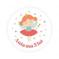 Personalizowane naklejki z wróżką - SweetPrint.pl