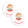 Personalizowane naklejki z wróżką - SweetPrint.pl