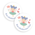 Personalizowane naklejki z wróżką - SweetPrint.pl