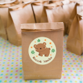 Personalizowane naklejki z misiem - SweetPrint.pl